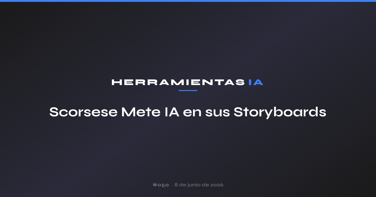 Scorsese Mete IA en sus Storyboards
