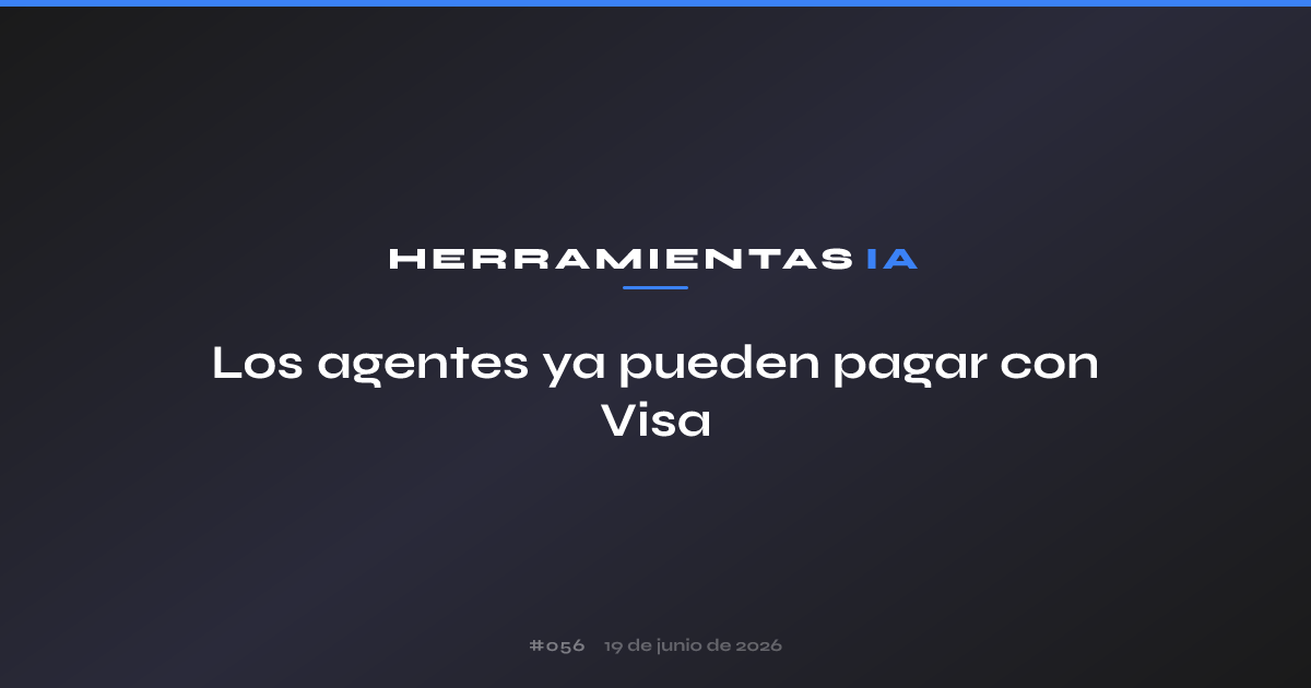Los agentes ya pueden pagar con Visa